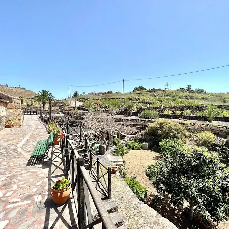 Apto En Una Casa Rural, Con Cocina, Piscina, Barbacoa Compartidas Y Vistas En Sur De Tenerife 펜션
